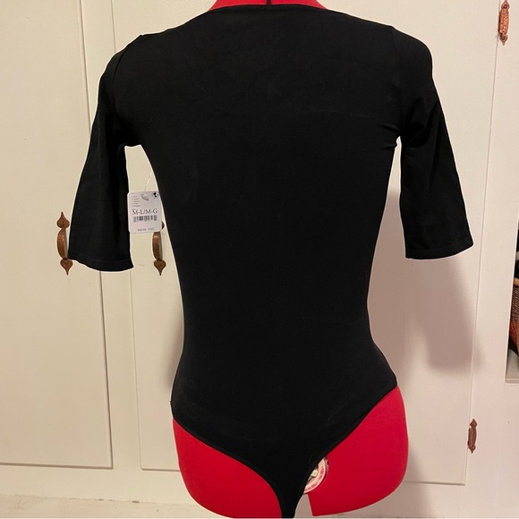 Intimately Free People Black Thong Bodysuit, M/L, NWT - Picture 2 of 6